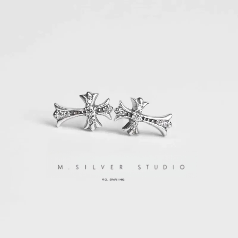 Chrome Hearts Cross Ring - Gothic 925 Sterling Silver Jewelry | David Studio