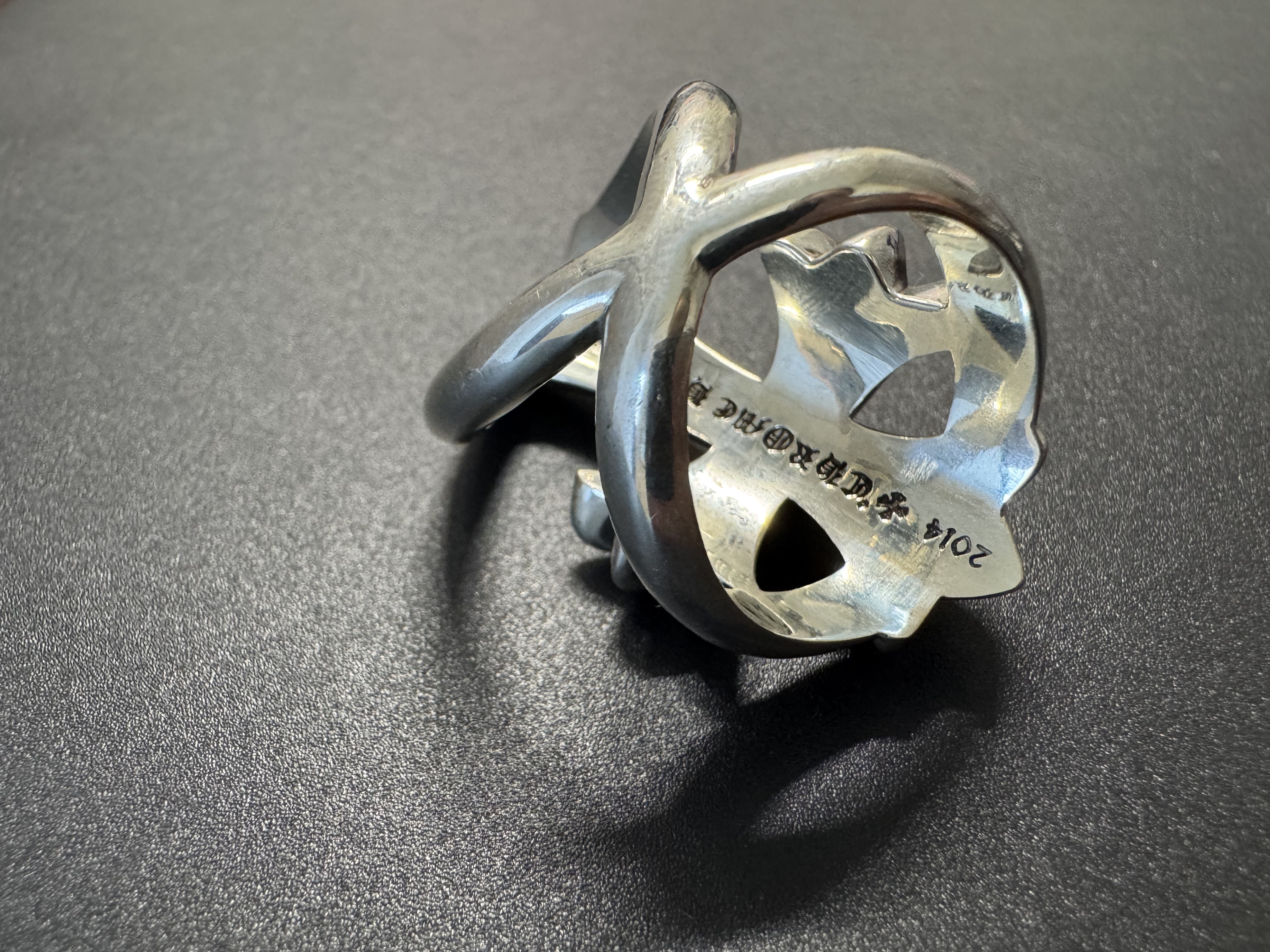 Chrome Hearts Cross Ring - Gothic 925 Sterling Silver Jewelry | David Studio