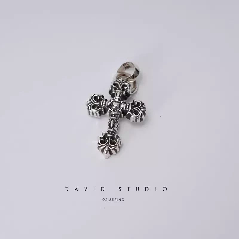 Chrome Hearts Cross Ring - Gothic 925 Sterling Silver Jewelry | David Studio