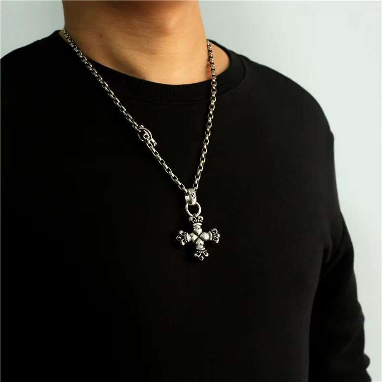 Chrome Hearts Cross Ring - Gothic 925 Sterling Silver Jewelry | David Studio