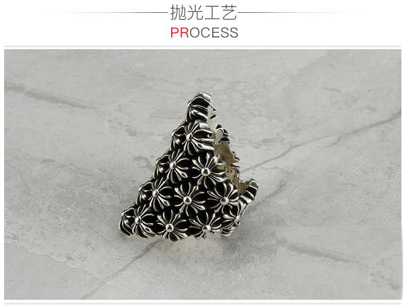 Chrome Hearts Cross Ring - Gothic 925 Sterling Silver Jewelry | David Studio