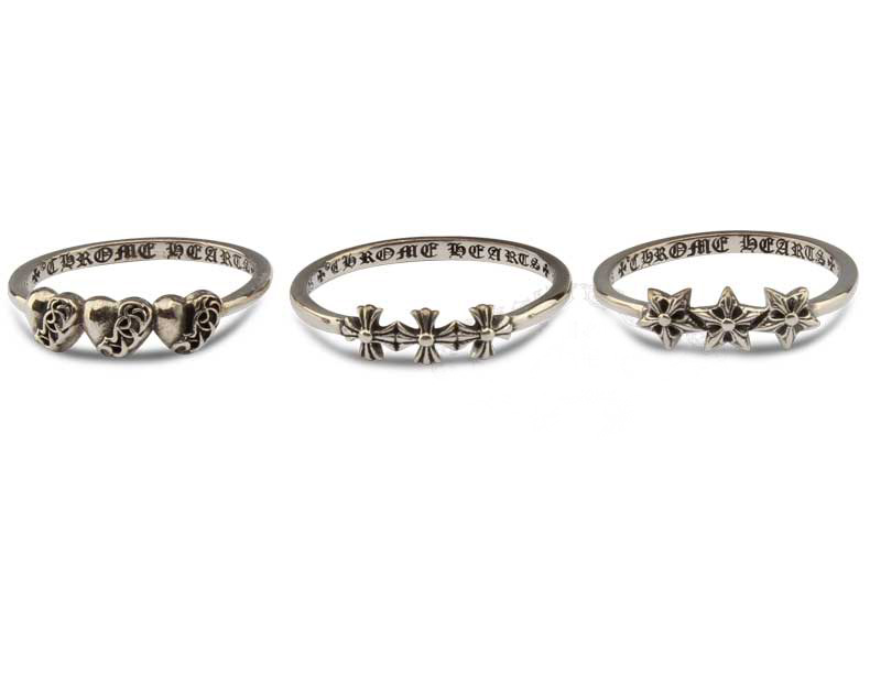 Chrome Hearts Cross Ring - Gothic 925 Sterling Silver Jewelry | David Studio