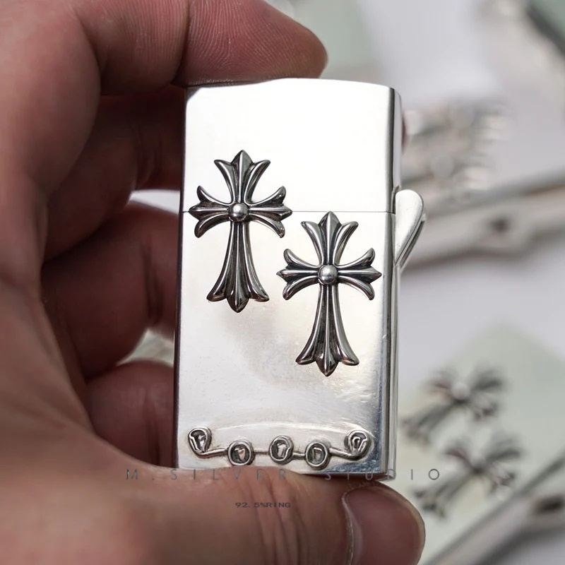 Chrome Hearts Cross Ring - Gothic 925 Sterling Silver Jewelry | David Studio