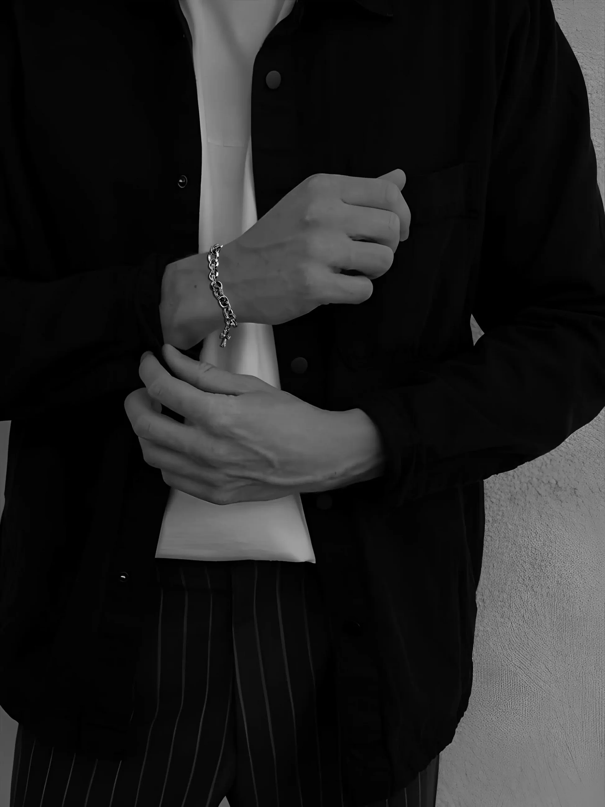 Chrome Hearts Cross Ring - Gothic 925 Sterling Silver Jewelry | David Studio