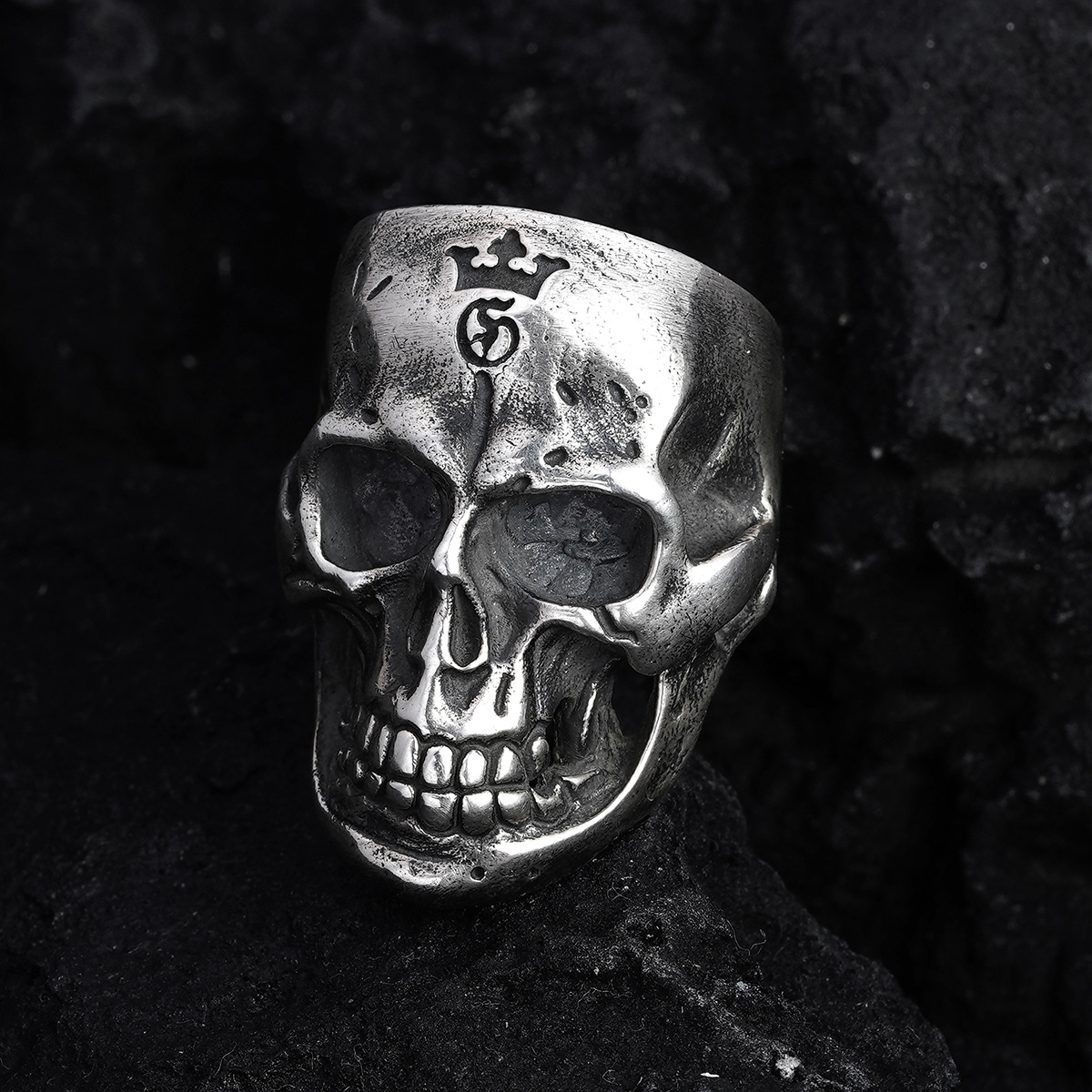 Chrome Hearts Cross Ring - Gothic 925 Sterling Silver Jewelry | David Studio