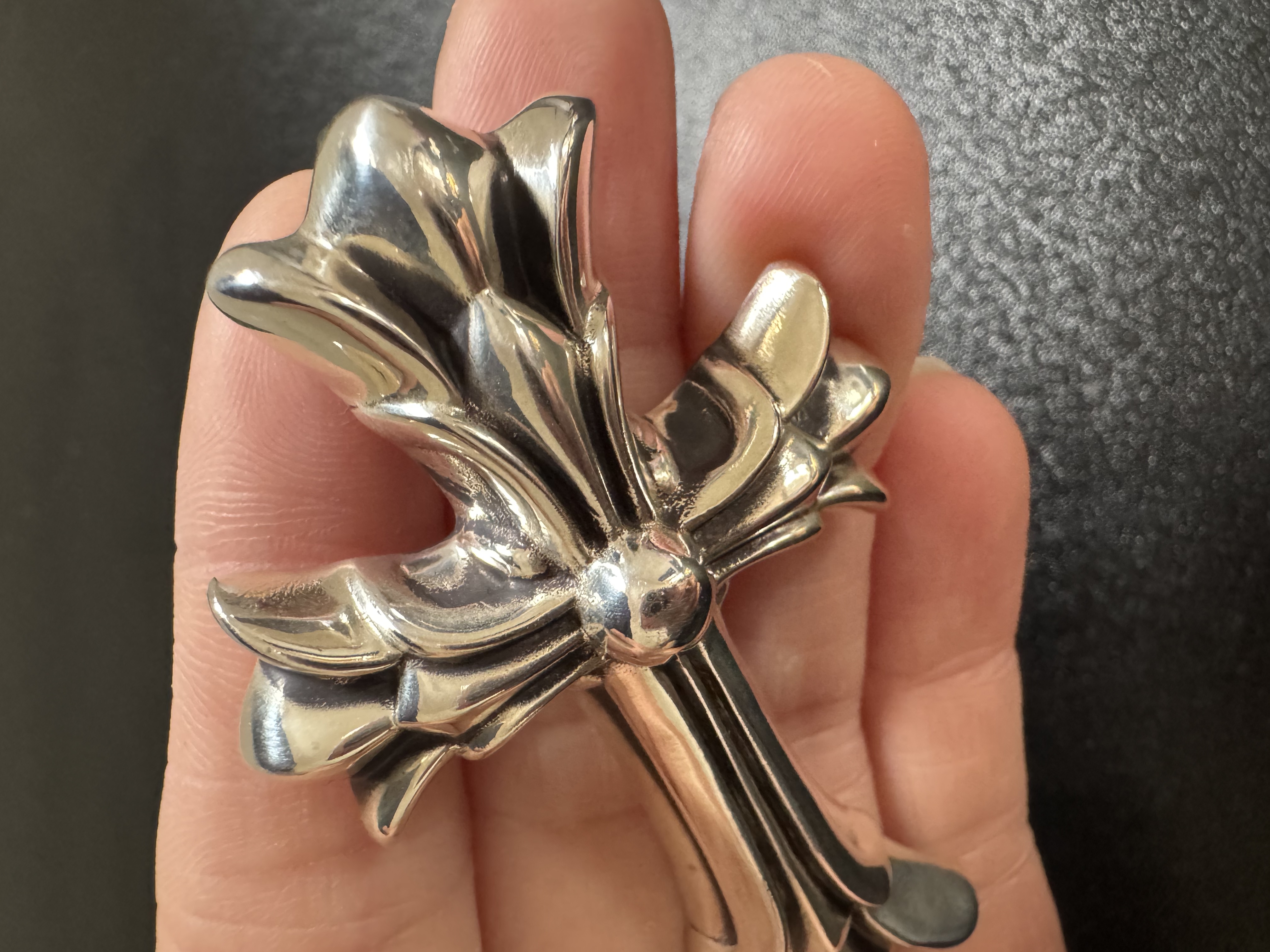 Chrome Hearts Cross Ring - Gothic 925 Sterling Silver Jewelry | David Studio