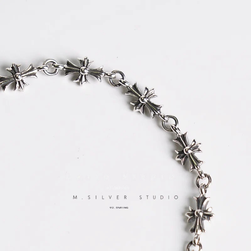 Chrome Hearts Cross Ring - Gothic 925 Sterling Silver Jewelry | David Studio