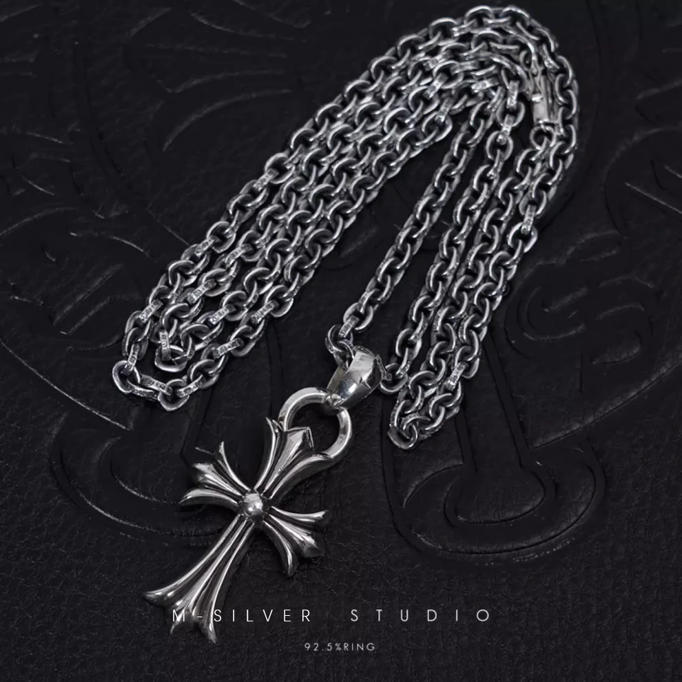 Chrome Hearts Cross Ring - Gothic 925 Sterling Silver Jewelry | David Studio