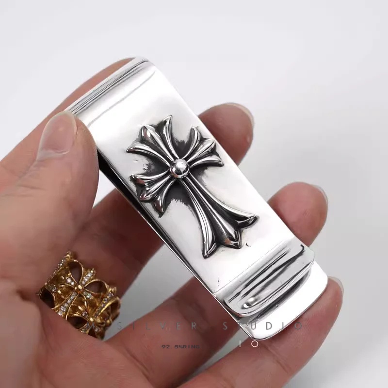 Chrome Hearts Cross Ring - Gothic 925 Sterling Silver Jewelry | David Studio