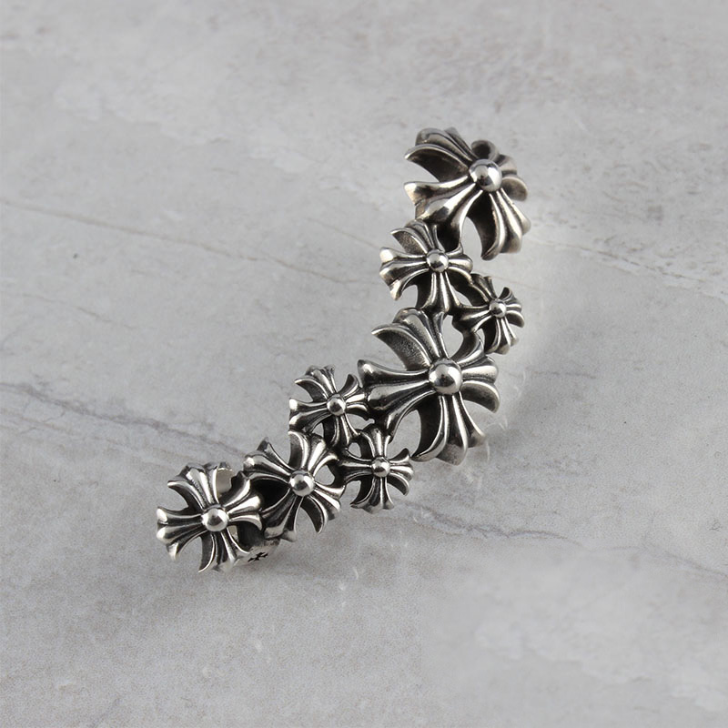 Chrome Hearts Cross Ring - Gothic 925 Sterling Silver Jewelry | David Studio