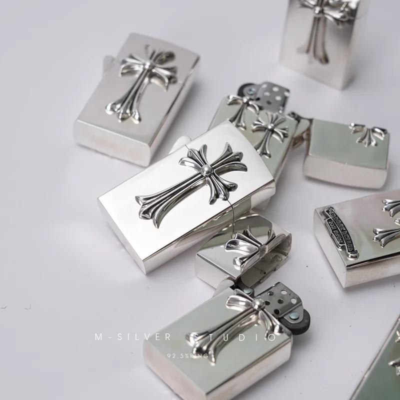 Chrome Hearts Cross Ring - Gothic 925 Sterling Silver Jewelry | David Studio