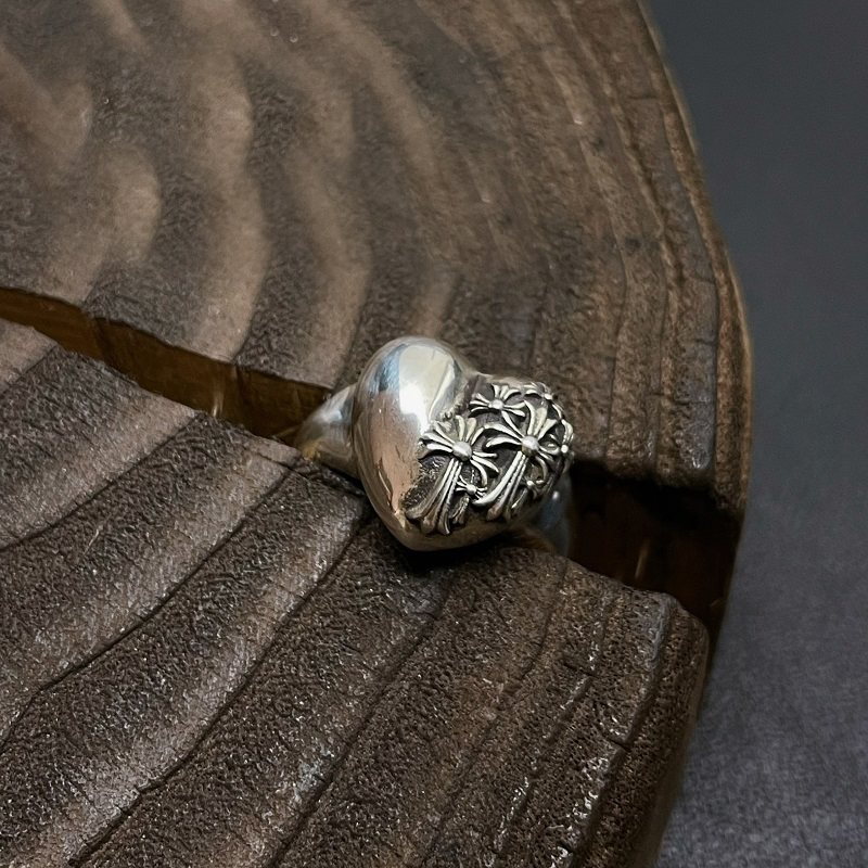 Chrome Hearts Cross Ring - Gothic 925 Sterling Silver Jewelry | David Studio