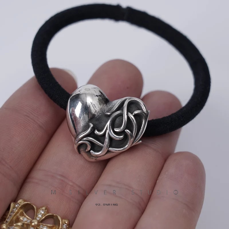 Chrome Hearts Cross Ring - Gothic 925 Sterling Silver Jewelry | David Studio