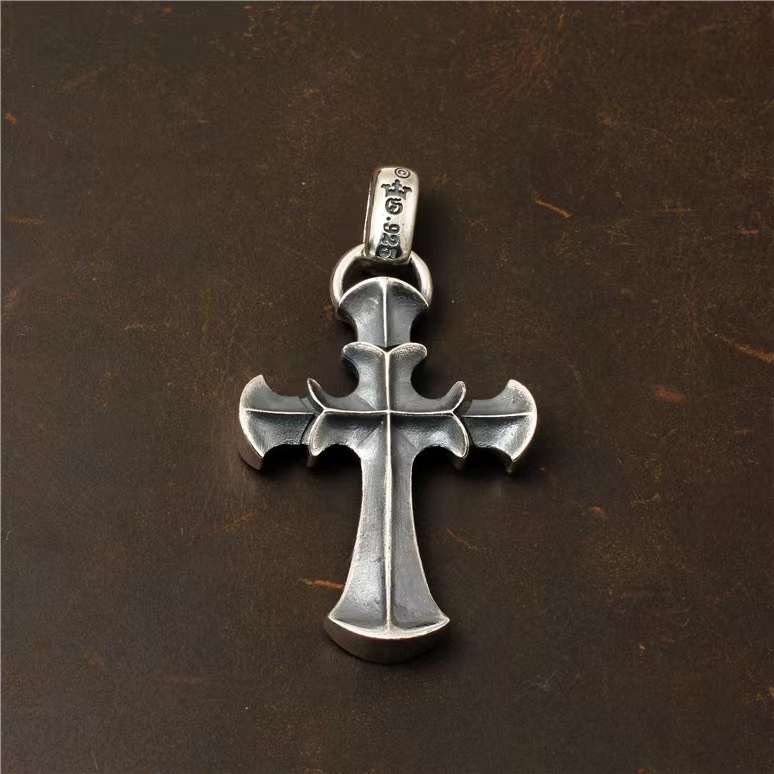 Chrome Hearts Cross Ring - Gothic 925 Sterling Silver Jewelry | David Studio