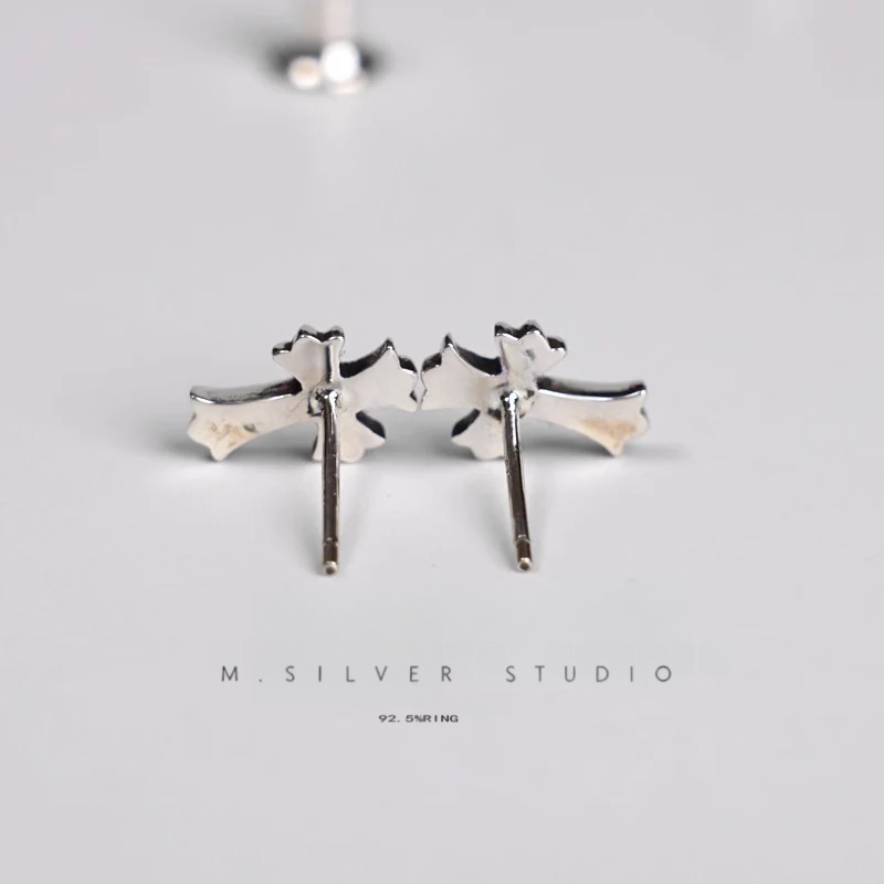 Chrome Hearts Cross Ring - Gothic 925 Sterling Silver Jewelry | David Studio