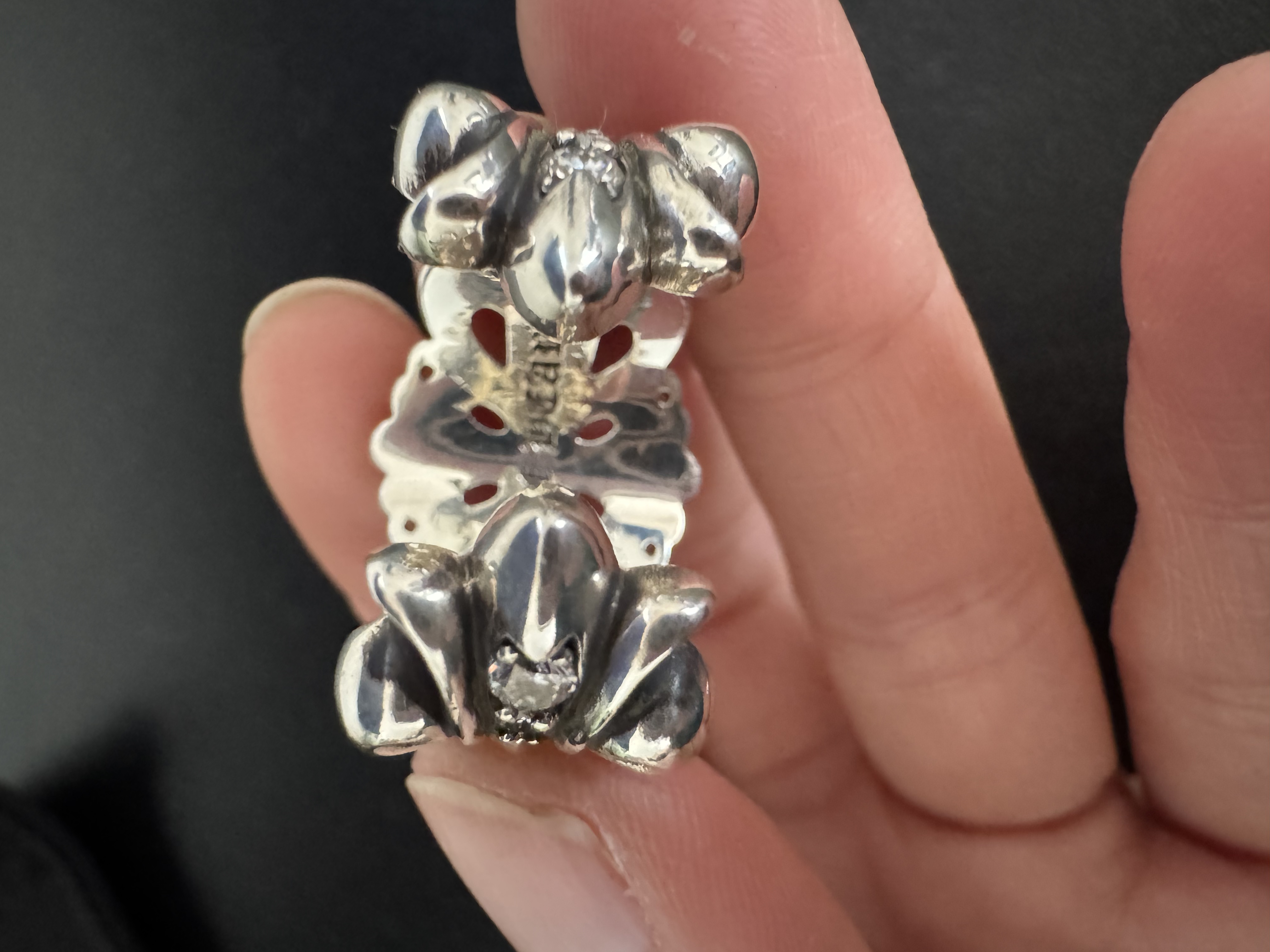 Chrome Hearts Cross Ring - Gothic 925 Sterling Silver Jewelry | David Studio