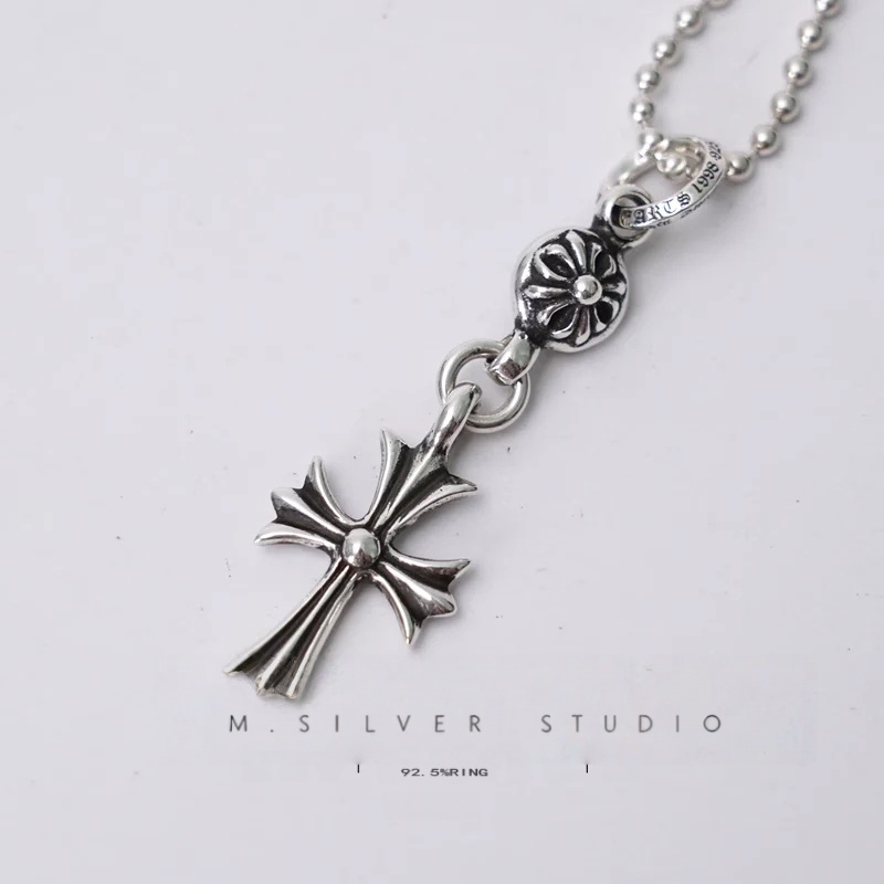 Chrome Hearts Cross Ring - Gothic 925 Sterling Silver Jewelry | David Studio