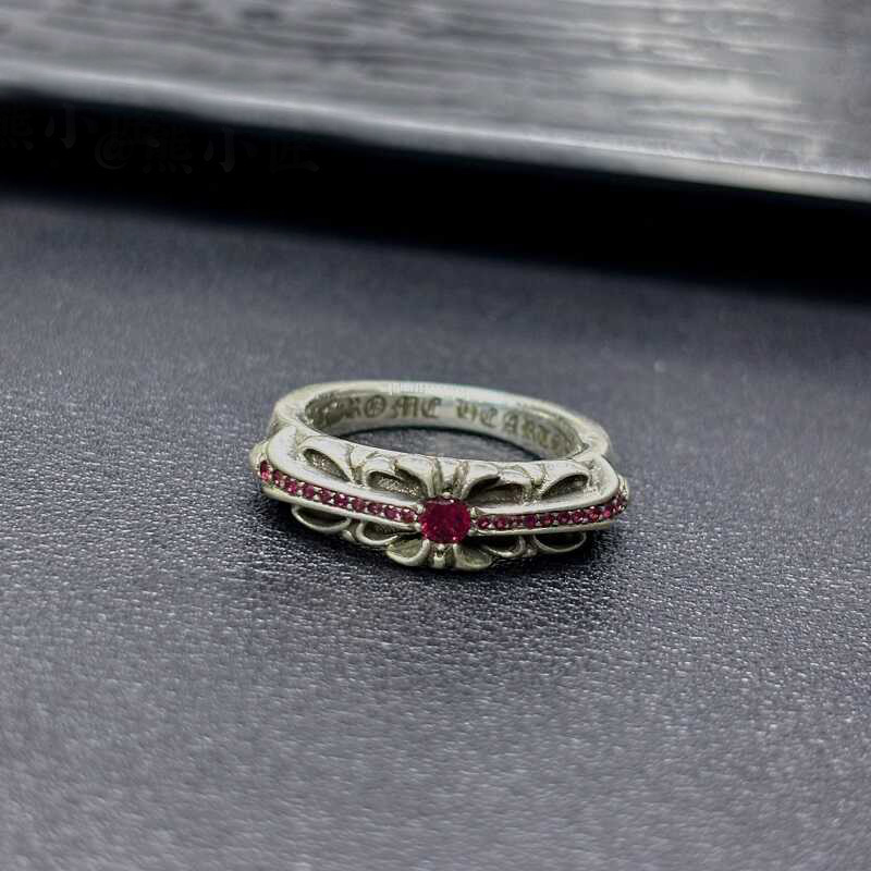 Chrome Hearts Cross Ring - Gothic 925 Sterling Silver Jewelry | David Studio