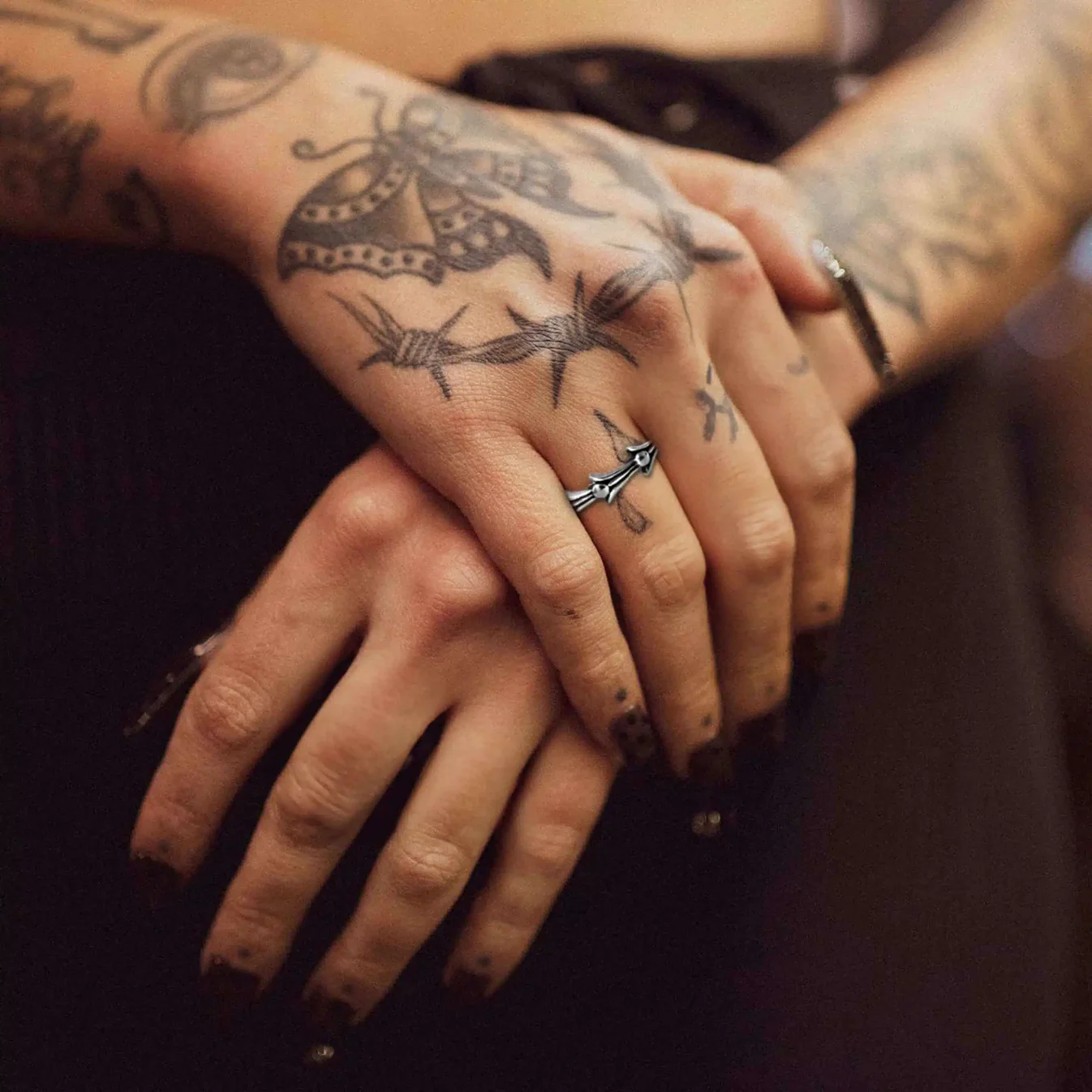 Chrome Hearts Cross Ring - Gothic 925 Sterling Silver Jewelry | David Studio