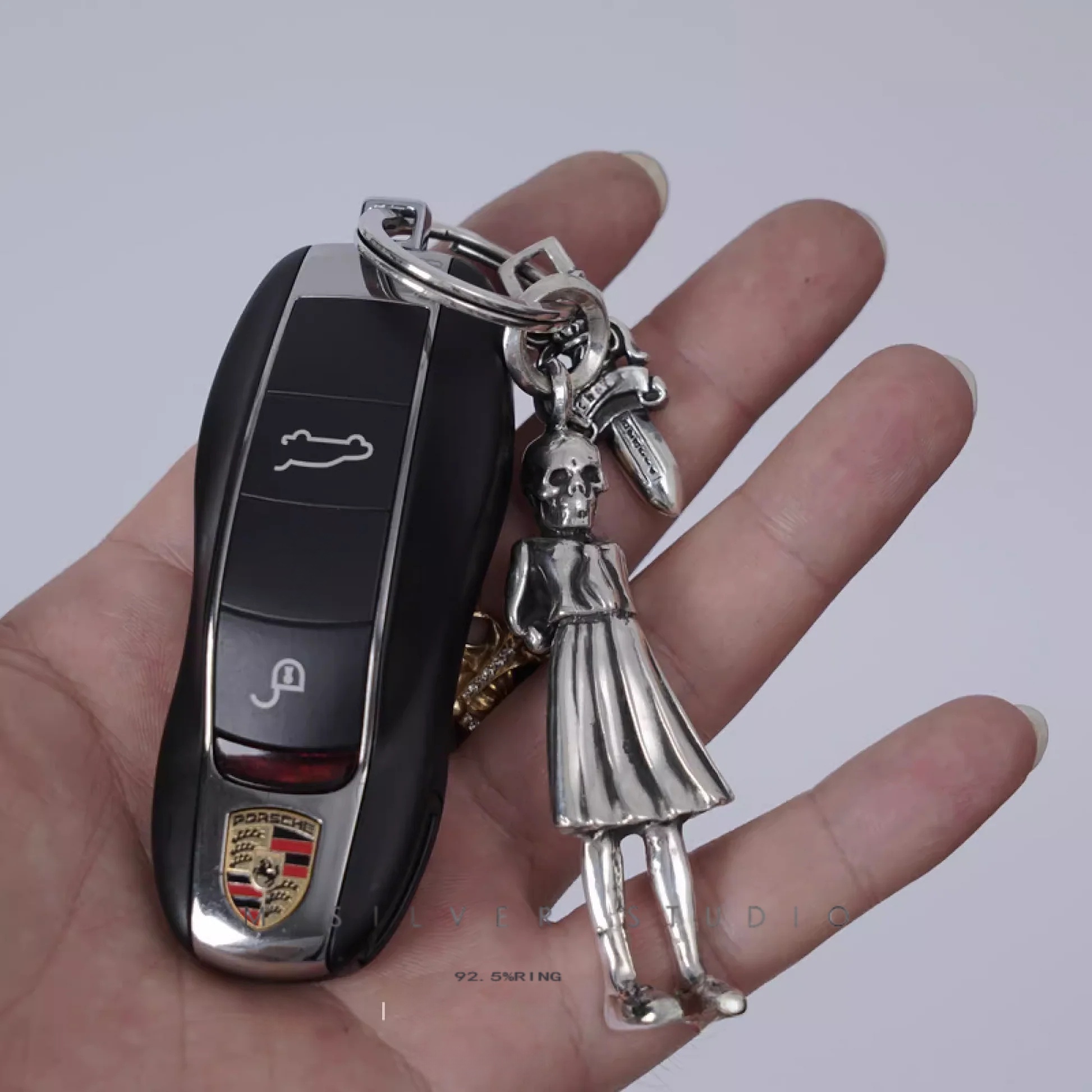 Chrome Hearts Cross Ring - Gothic 925 Sterling Silver Jewelry | David Studio