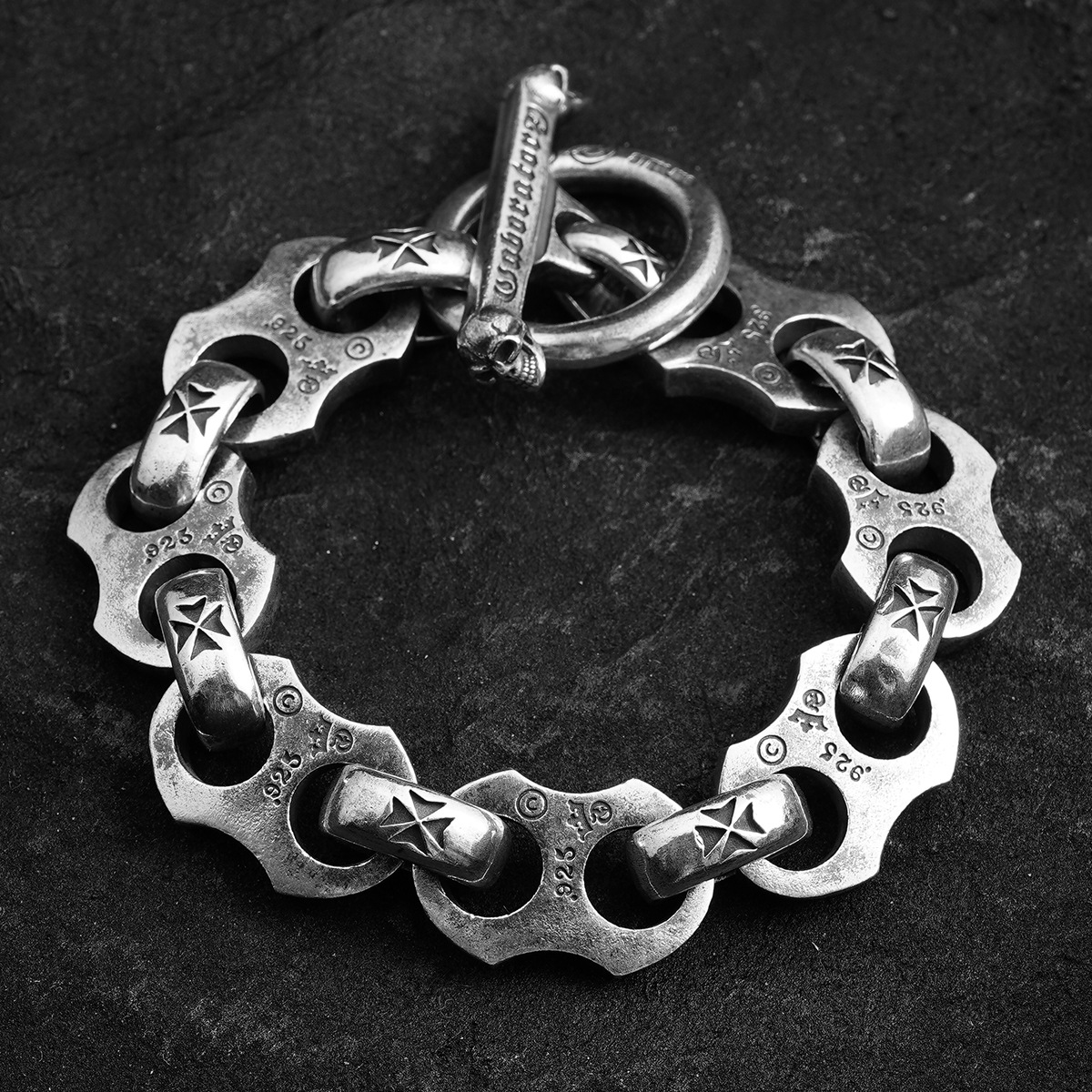 Chrome Hearts Cross Ring - Gothic 925 Sterling Silver Jewelry | David Studio