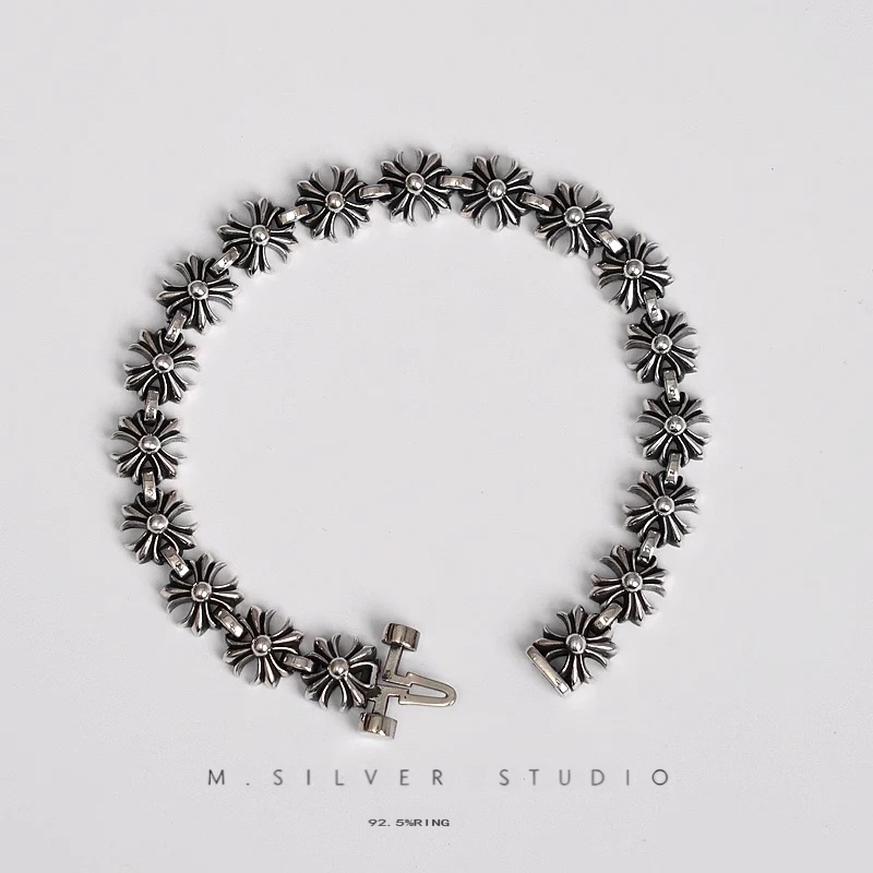 Chrome Hearts Cross Ring - Gothic 925 Sterling Silver Jewelry | David Studio