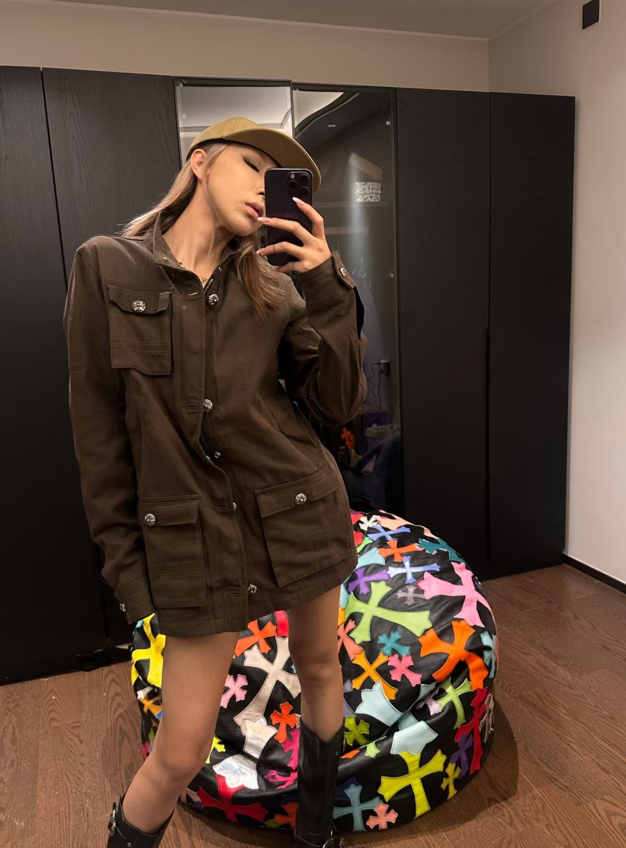 Chrome Hearts Cross Ring - Gothic 925 Sterling Silver Jewelry | David Studio