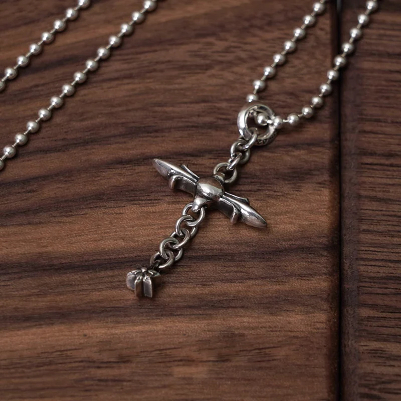 Chrome Hearts Cross Ring - Gothic 925 Sterling Silver Jewelry | David Studio