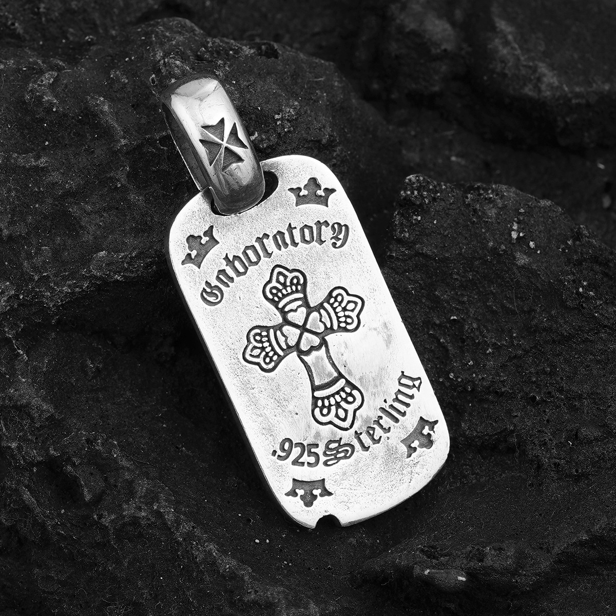 Chrome Hearts Cross Ring - Gothic 925 Sterling Silver Jewelry | David Studio