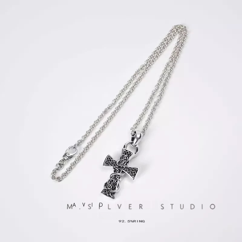 Chrome Hearts Cross Ring - Gothic 925 Sterling Silver Jewelry | David Studio