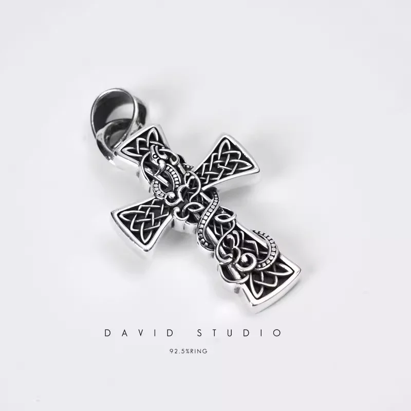 Chrome Hearts Cross Ring - Gothic 925 Sterling Silver Jewelry | David Studio
