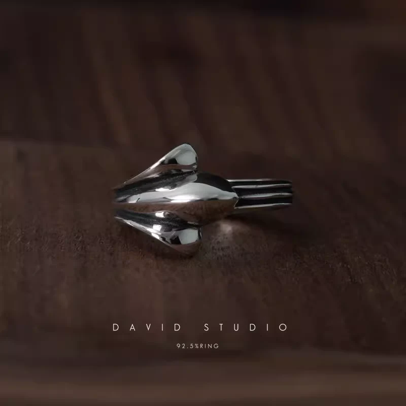 Chrome Hearts Cross Ring - Gothic 925 Sterling Silver Jewelry | David Studio