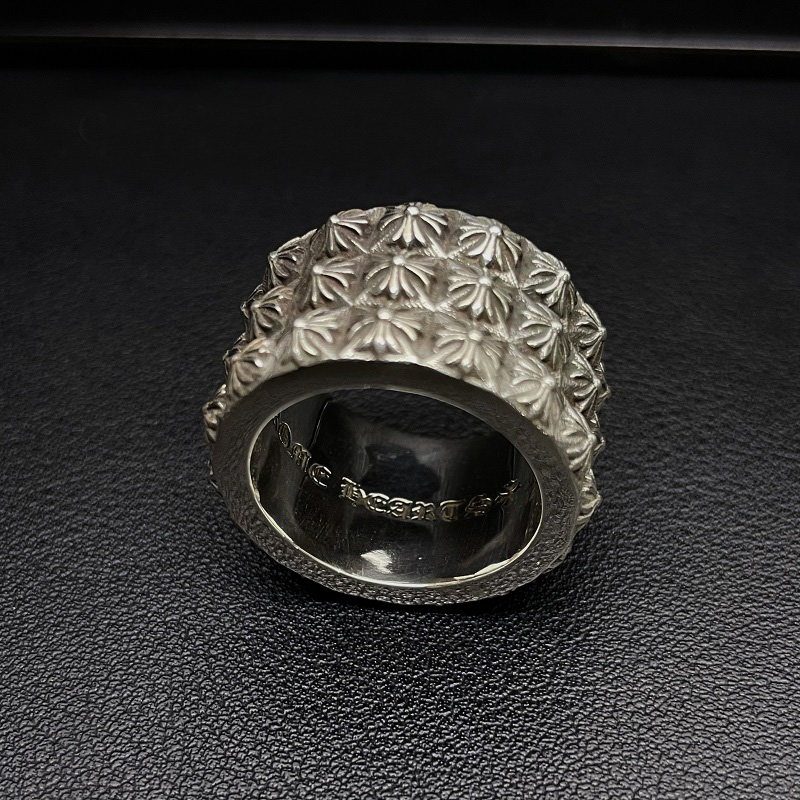 Chrome Hearts Cross Ring - Gothic 925 Sterling Silver Jewelry | David Studio