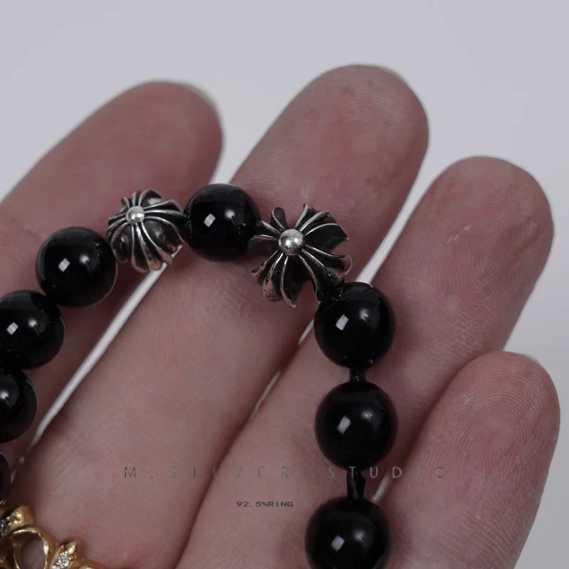 Chrome Hearts Cross Ring - Gothic 925 Sterling Silver Jewelry | David Studio