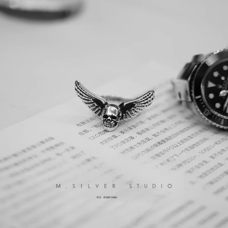 Chrome Hearts Cross Ring - Gothic 925 Sterling Silver Jewelry | David Studio