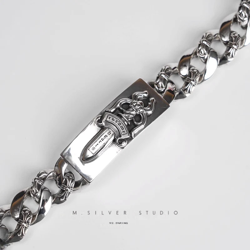 Chrome Hearts Cross Ring - Gothic 925 Sterling Silver Jewelry | David Studio