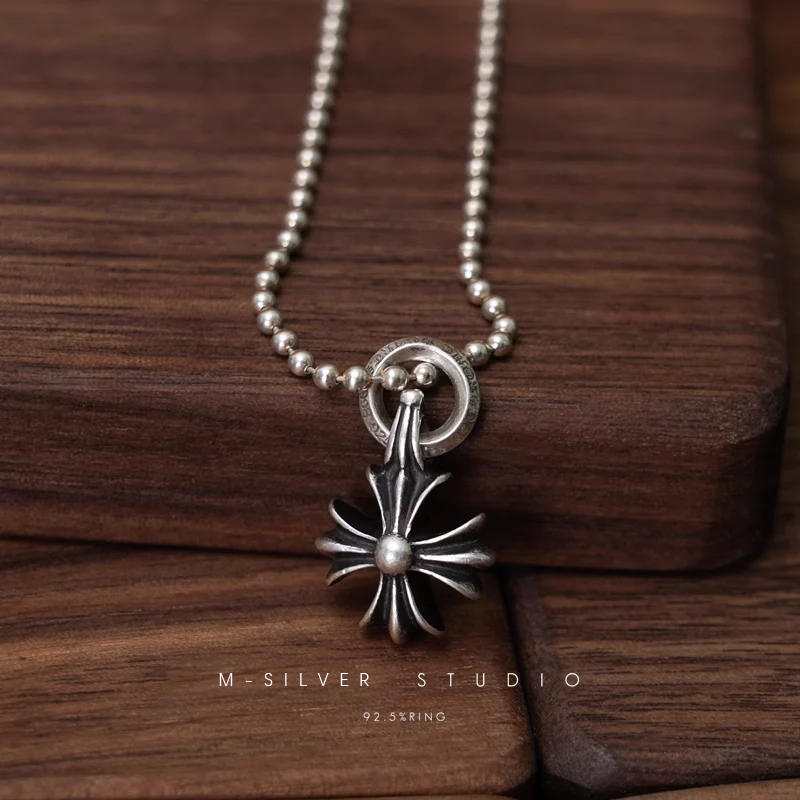 Chrome Hearts Cross Ring - Gothic 925 Sterling Silver Jewelry | David Studio