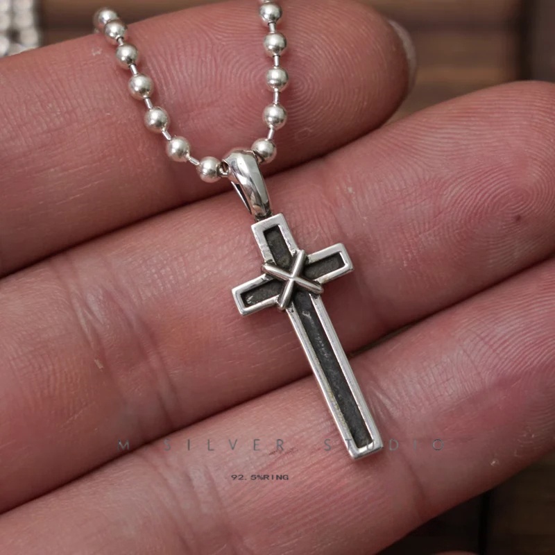 Chrome Hearts Cross Ring - Gothic 925 Sterling Silver Jewelry | David Studio