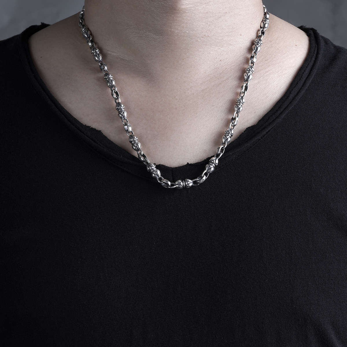 Chrome Hearts Cross Ring - Gothic 925 Sterling Silver Jewelry | David Studio