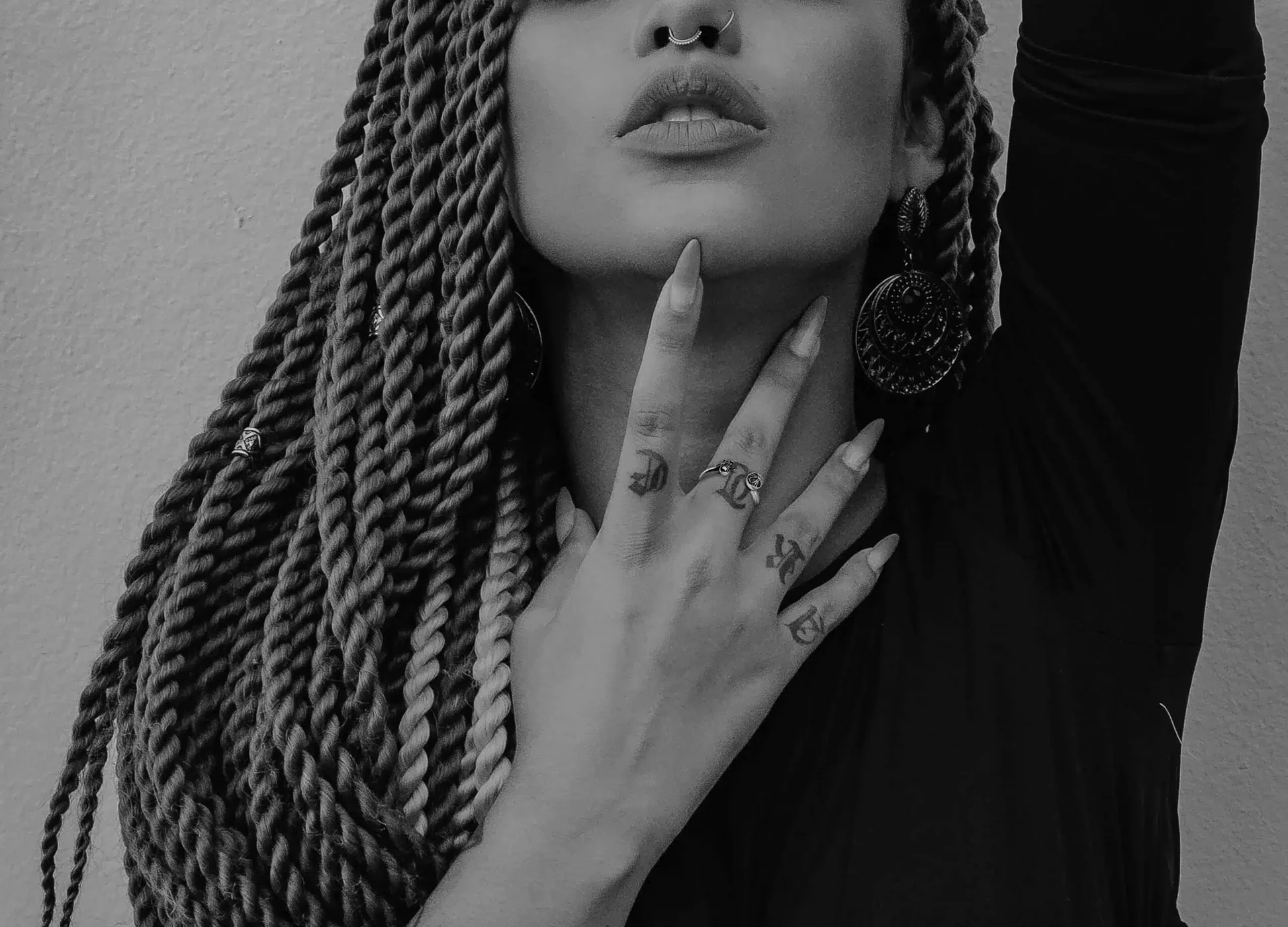 Chrome Hearts Cross Ring - Gothic 925 Sterling Silver Jewelry | David Studio