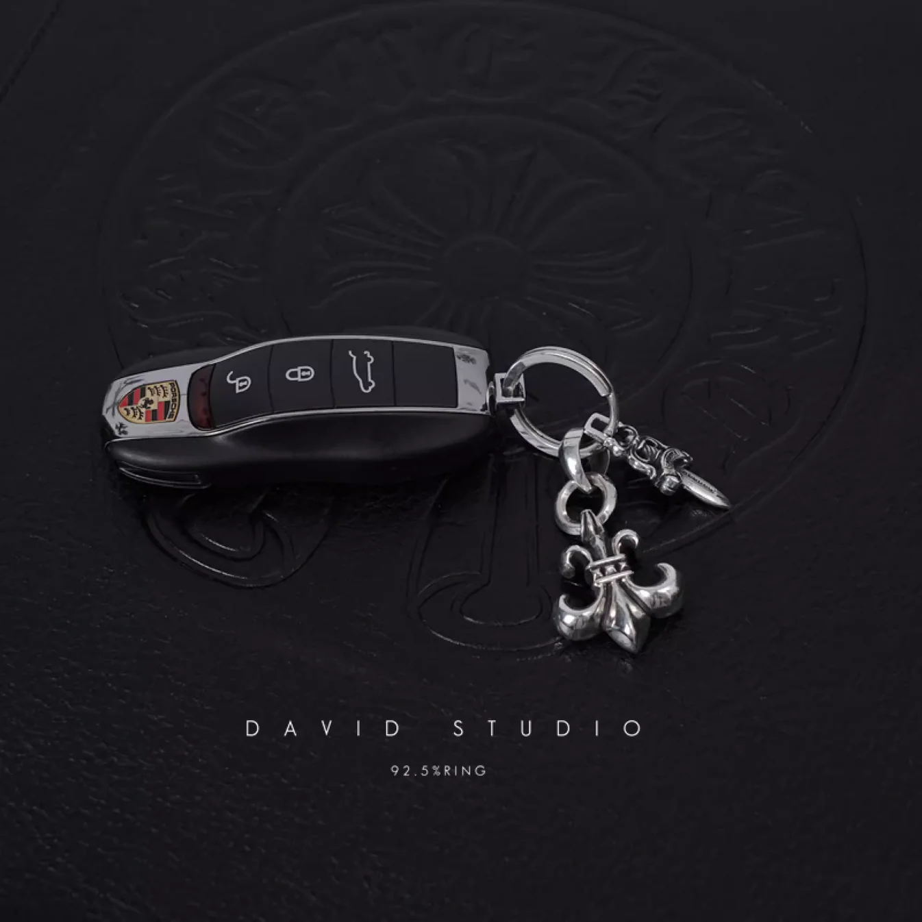 Chrome Hearts Cross Ring - Gothic 925 Sterling Silver Jewelry | David Studio