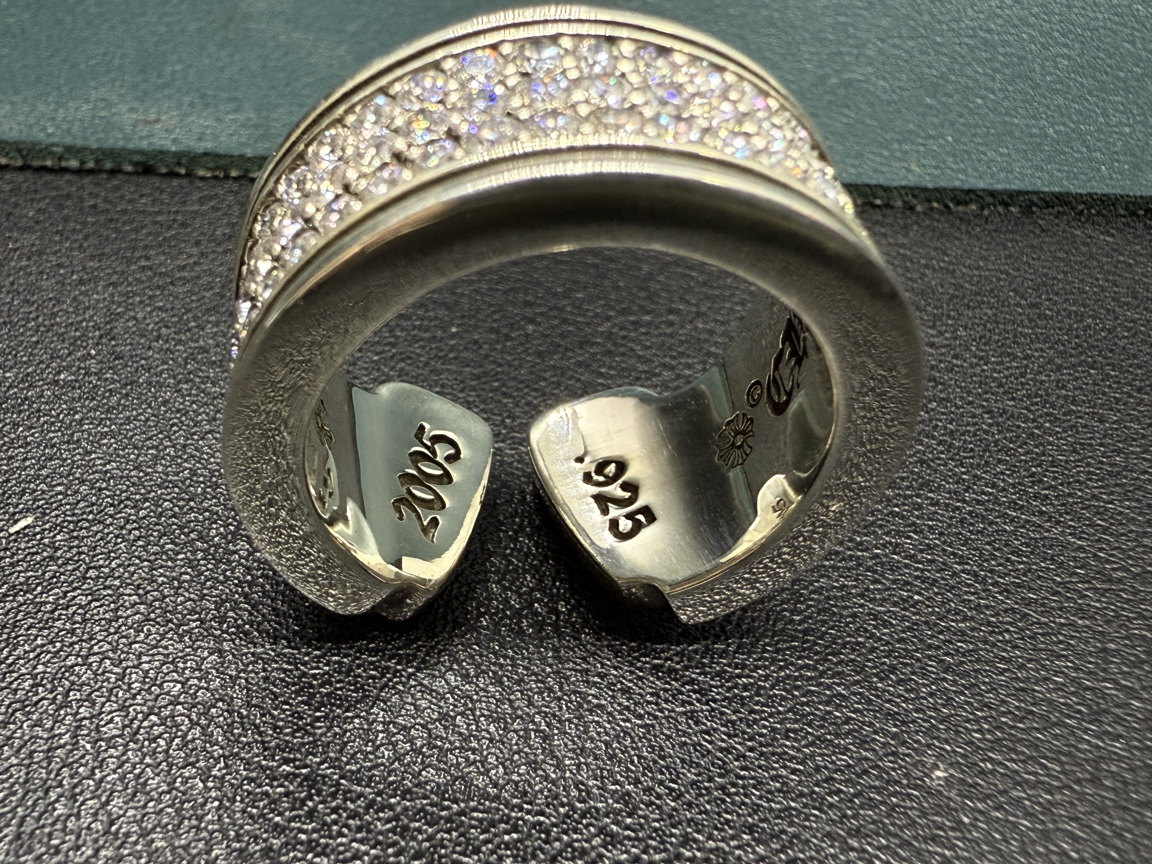 Chrome Hearts Cross Ring - Gothic 925 Sterling Silver Jewelry | David Studio