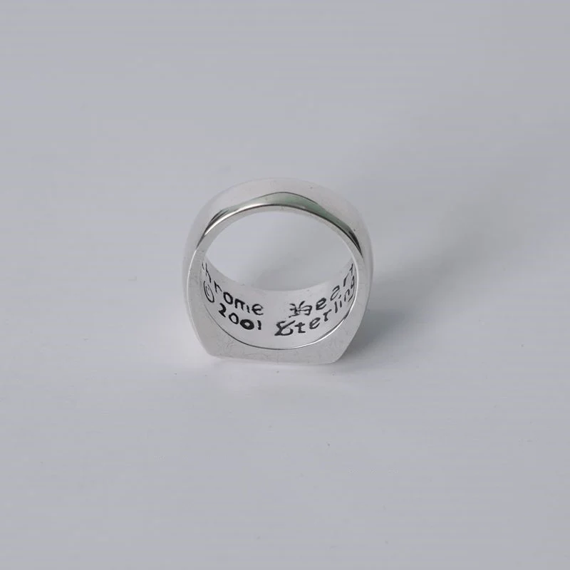 Chrome Hearts Cross Ring - Gothic 925 Sterling Silver Jewelry | David Studio