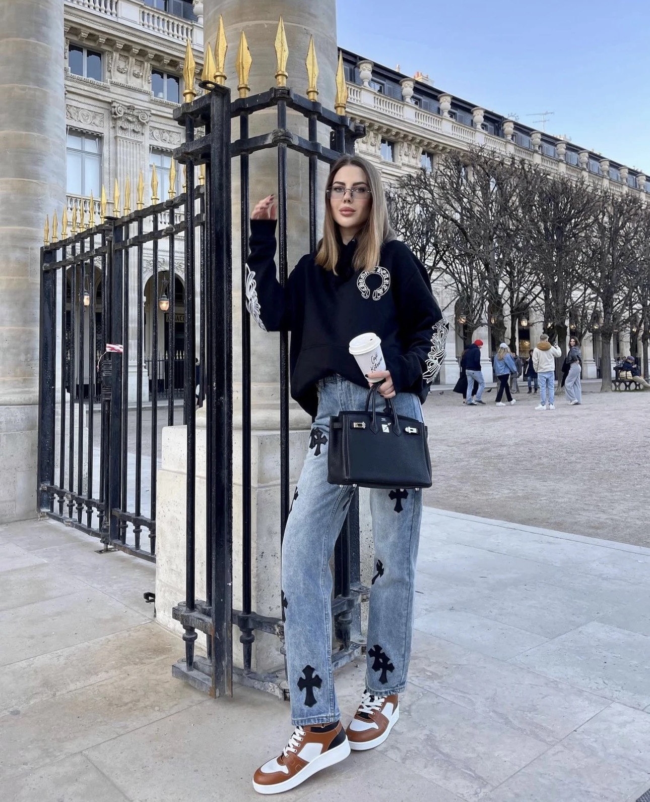 Chrome Hearts Cross Ring - Gothic 925 Sterling Silver Jewelry | David Studio