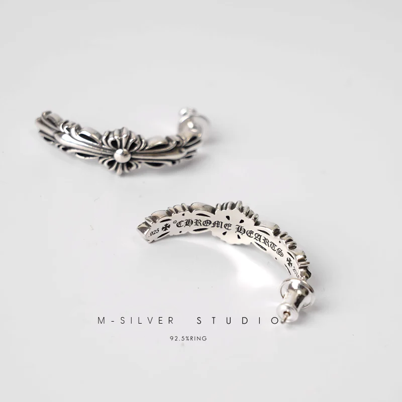 Chrome Hearts Cross Ring - Gothic 925 Sterling Silver Jewelry | David Studio