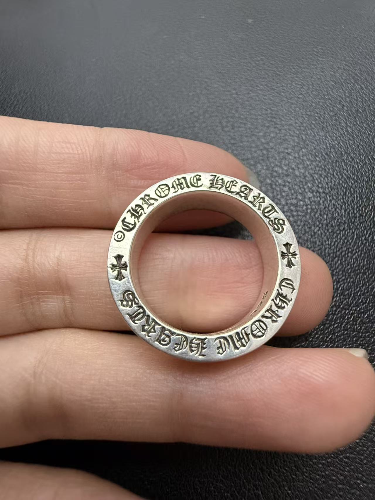 Chrome Hearts Cross Ring - Gothic 925 Sterling Silver Jewelry | David Studio