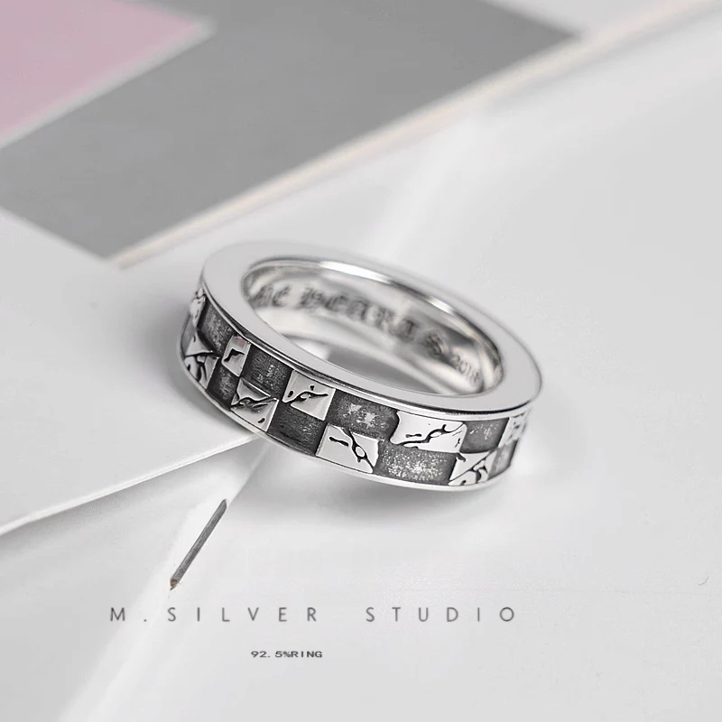 Chrome Hearts Cross Ring - Gothic 925 Sterling Silver Jewelry | David Studio