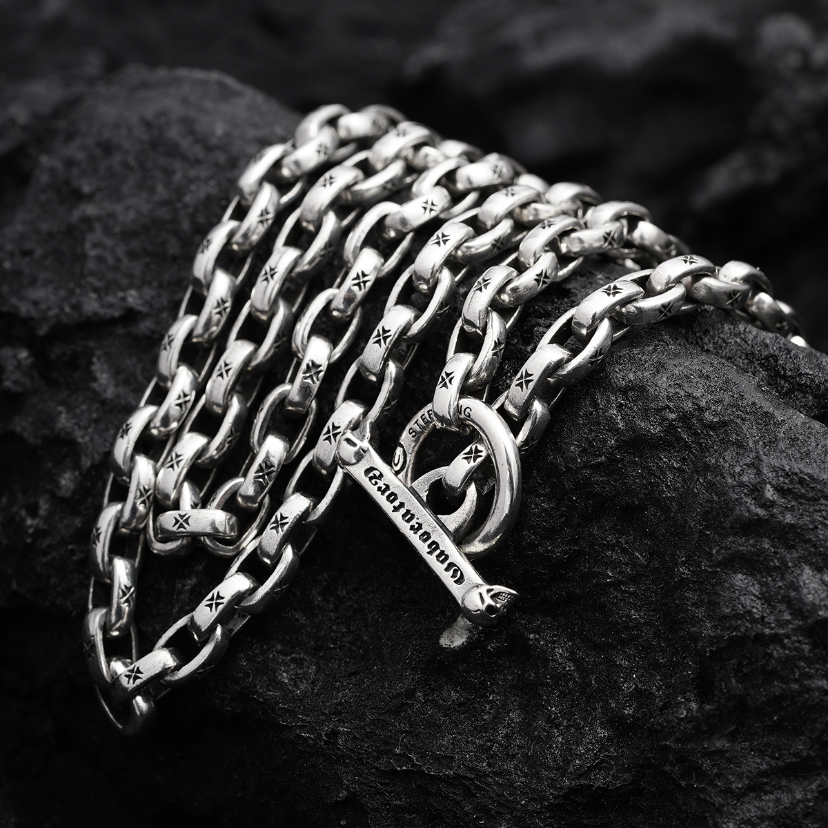 Chrome Hearts Cross Ring - Gothic 925 Sterling Silver Jewelry | David Studio