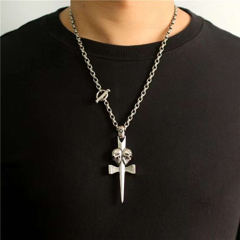 Chrome Hearts Cross Ring - Gothic 925 Sterling Silver Jewelry | David Studio