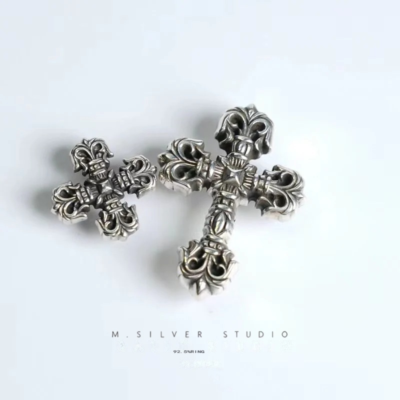 Chrome Hearts Cross Ring - Gothic 925 Sterling Silver Jewelry | David Studio